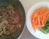 牛肉の生姜丼作り方1写真