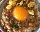 焼きそば粉末ソースde納豆TKG作り方3写真