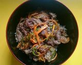 牛肉の生姜丼作り方9写真