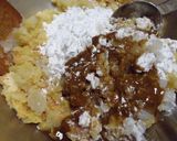 カレー味・タマネギ入り‥「ジャガイモ餅」作り方5写真