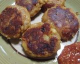 カレー味・タマネギ入り‥「ジャガイモ餅」作り方8写真