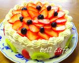 お花のような苺のデコレーションケーキ作り方12写真