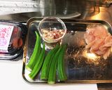 夏の定番！梅とオクラのとろろ冷やしうどん作り方1写真