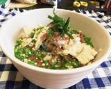 夏の定番！梅とオクラのとろろ冷やしうどん作り方6写真