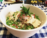 夏の定番！梅とオクラのとろろ冷やしうどん作り方6写真