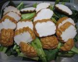 レンジで5分小松菜と魚河岸あげの煮物作り方3写真