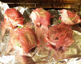 トースターで梅しそチーズｉｎ豚コマロール作り方7写真