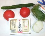 トマト豆腐サラダ♪簡単手作りドレッシング作り方1写真