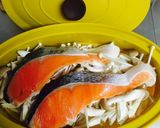 レンジで簡単★鮭とキャベツのマガポン♪作り方2写真
