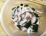 〆鯖と香味野菜のポン酢和え作り方6写真