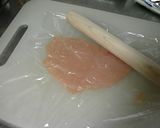 高菜と明太と鶏肉で*博多ロール♪作り方1写真
