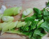 簡単！セロリとたけのこ もやしの中華煮！作り方4写真