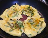 簡単！食べたい時のニラチヂミ作り方4写真