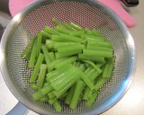 みずの油炒め作り方1写真