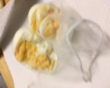 水切りネットで楽々！ゆで卵のみじん切り作り方4写真