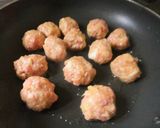 焼きだんごの甘酢あんかけ作り方3写真