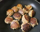 焼きだんごの甘酢あんかけ作り方5写真