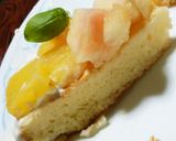 ふわふわ桃のホットケーキ作り方10写真