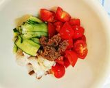 ☆真タコとトマトの豆腐ステーキ作り方8写真