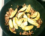 簡単★なすとひき肉のパスタ作り方5写真