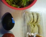シーザー風・餃子サラダ作り方1写真
