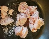 ♥チキンと茄子の和風ワンポットパスタ♥作り方2写真
