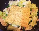時短!中華麺でつくるペペロンチーノ作り方4写真