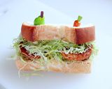 キャベツ山盛り『魚河岸あげ』のカツサンド作り方11写真