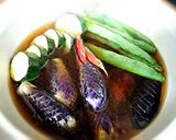 なすとモロッコいんげんの揚げ煮作り方6写真
