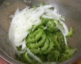 ゴーヤーと塩昆布の甘酢漬け作り方1写真