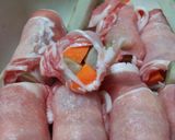 豚肉のゴボウ、ニンジン巻き作り方3写真