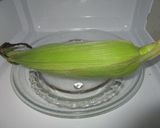 電子レンジでつくる　とうもろこし作り方1写真