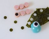 【キャラ弁】カエルのおにぎり弁当作り方2写真