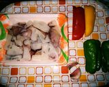 低糖質★いかとパプリカのバター醤油炒め作り方1写真