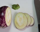 ゼブラなすのとろけるような♪カルパッチョ作り方1写真