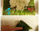 きんぴらごぼうでおにぎらず作り方6写真