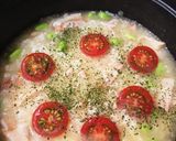 簡単☆ベーコンと枝豆のチーズリゾット作り方5写真