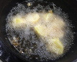 鶏肉と揚げじゃが芋の山椒風味煮作り方4写真