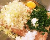 鶏つくね！大葉バージョン！作り方3写真