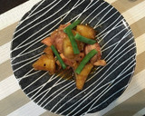 鶏肉と揚げじゃが芋の山椒風味煮作り方7写真