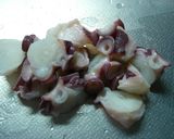 たことキュウリの梅ぽん合え作り方1写真