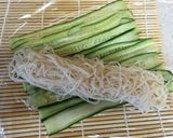 そうめんのきゅうり巻き作り方3写真