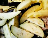 じゃがいもと茄子と豚肉のニンニク醤油炒め作り方4写真
