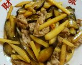 じゃがいもと茄子と豚肉のニンニク醤油炒め作り方6写真