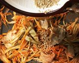 豚肉入り♡ごぼうとにんじんのきんぴら作り方6写真