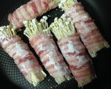 豚肉とえのきの巻き焼き♡作り方4写真