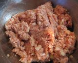 照り焼きつくね✿温玉添え作り方1写真