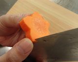 ＊基本の切り方＊ねじり梅（にんじん）作り方7写真