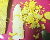えのきととうもろこしのバター炊き込みご飯作り方2写真