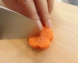 ＊基本の切り方＊ねじり梅（にんじん）作り方10写真